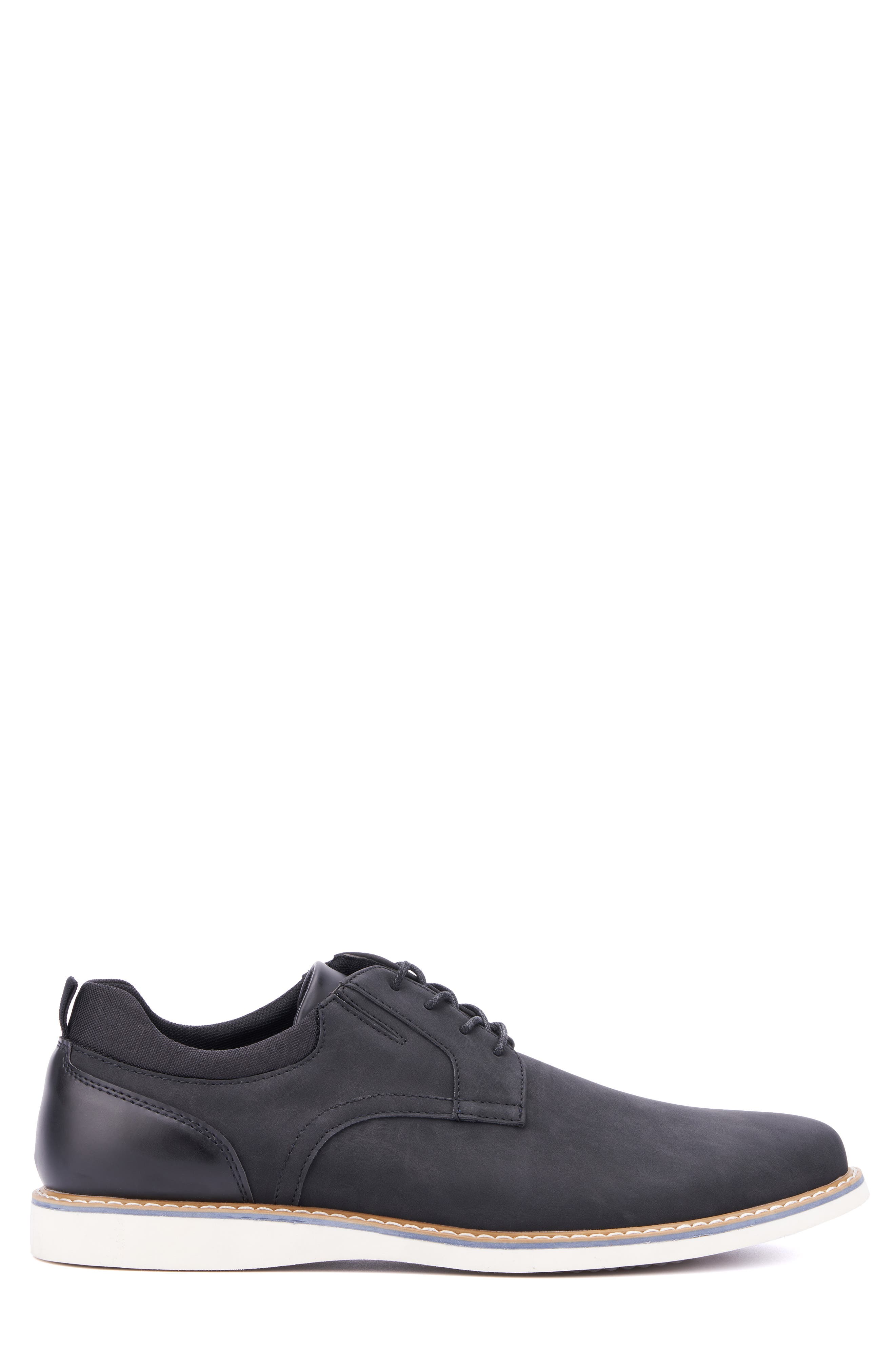 RESERVE FOOTWEAR Vertigo Faux Leather Derby, Alternate, color, Black