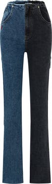 PCFG Two Color Block Denim Pant
