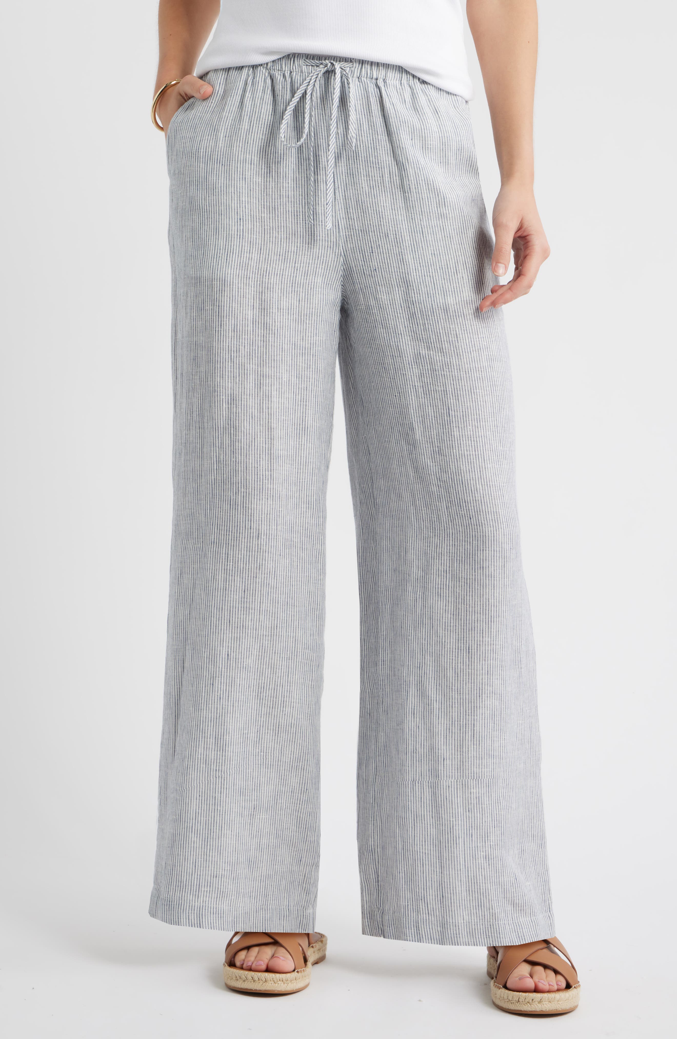 Easy Wide Leg Linen Pants - image 5