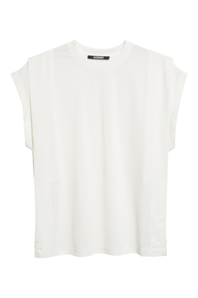 The Ventadou Cap Sleeve T-Shirt, Alternate, color, WHITE