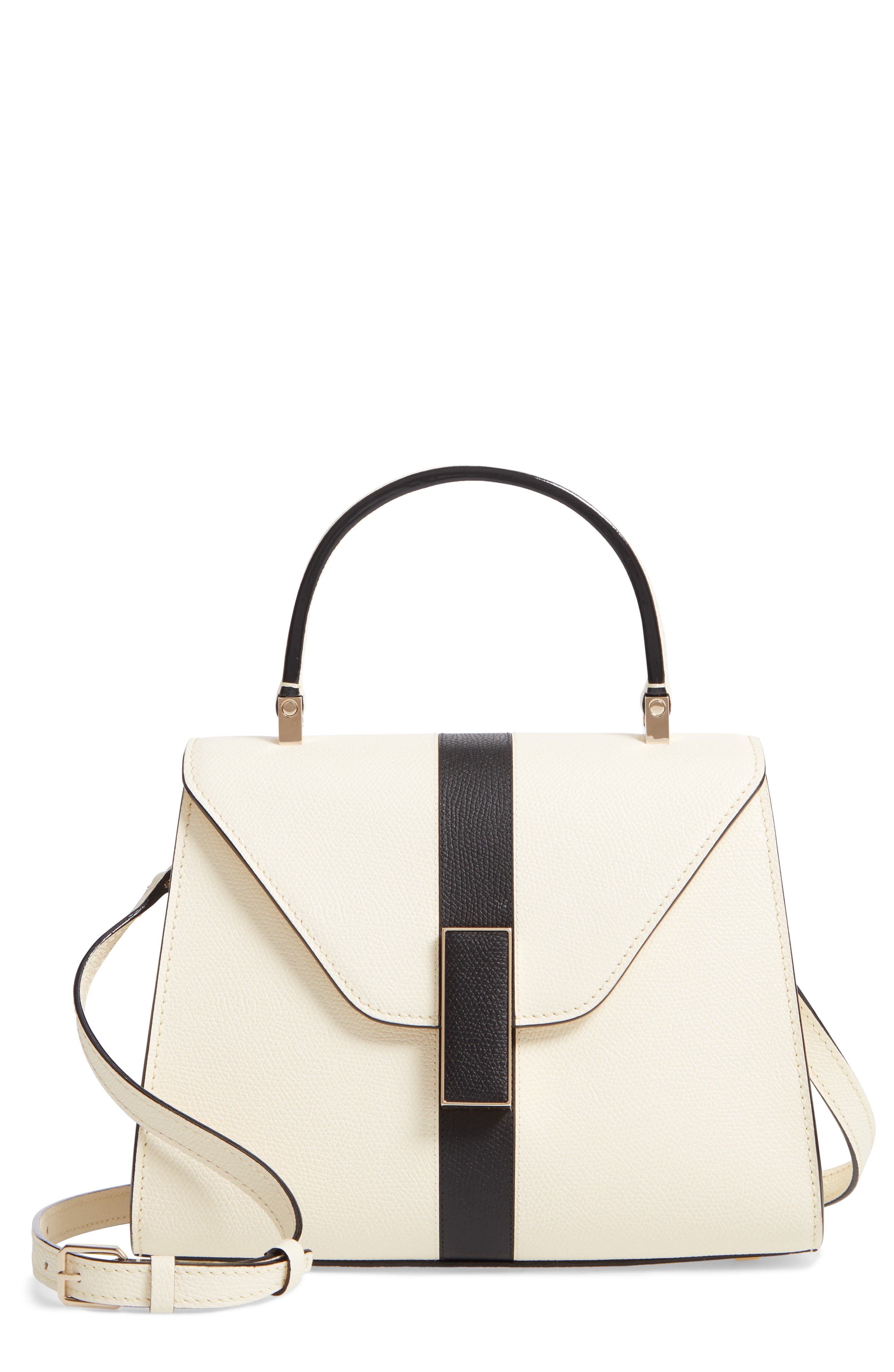 Valextra Mini Iside Top Handle Bag, Main, color, 
