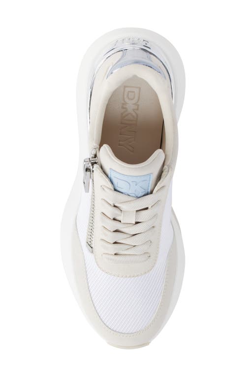 DKNY DKNY ZACATA PLATFORM WEDGE SNEAKER 