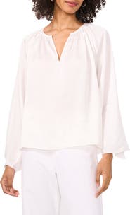 Vince Camuto Hammered Satin Top