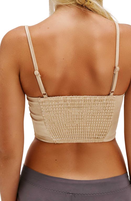 FREE PEOPLE FREE PEOPLE CASINO ROYAL UNDERWIRE SATIN BRA TOP