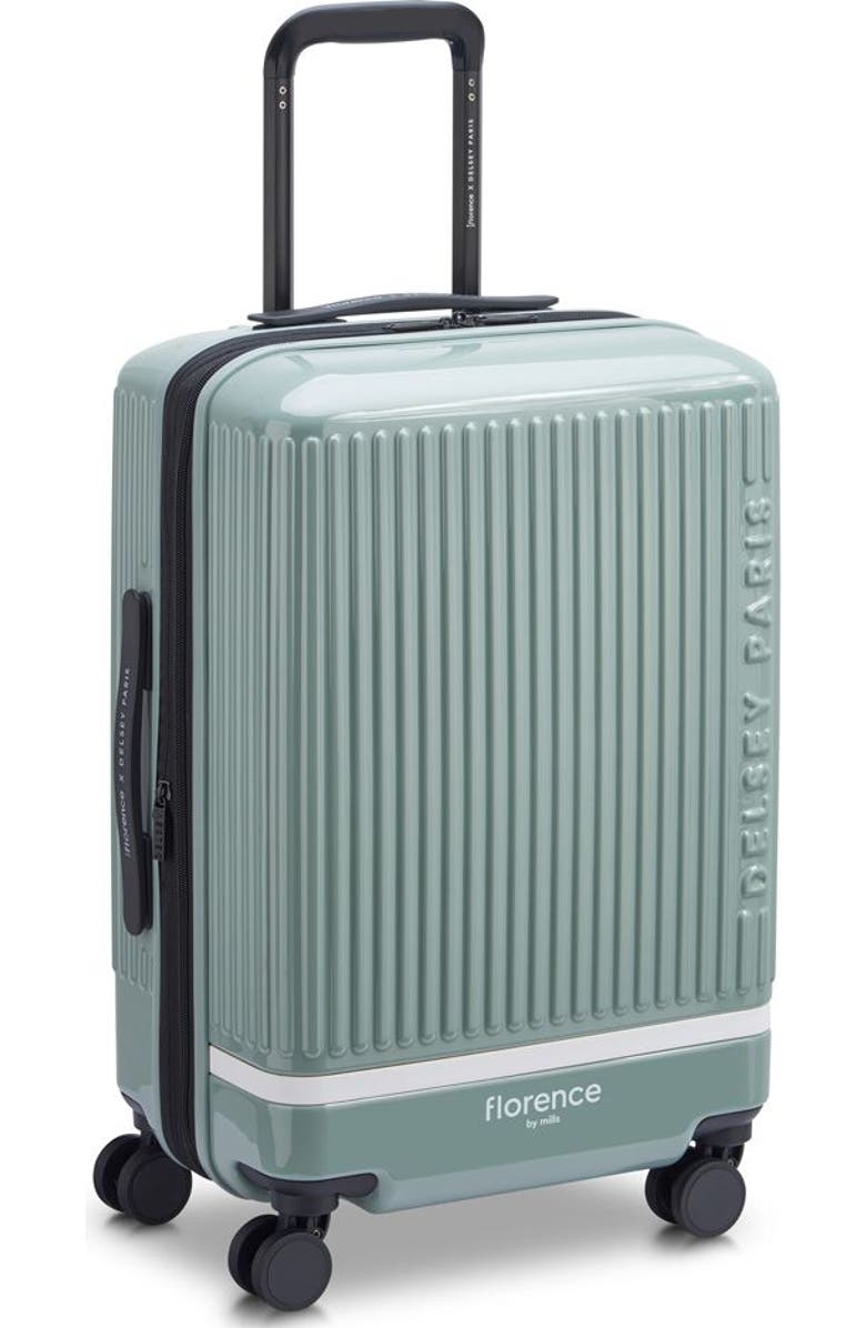 Florence by Mills Spin Me Away Expandable 20" Carry-On Spinner, Alternate, color, Sage Green