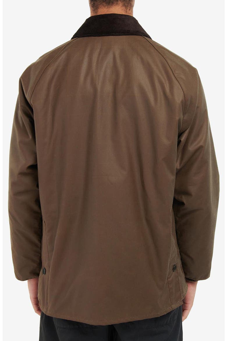 Bedale Water Resistant Waxed Cotton Jacket, Alternate, color, BARK
