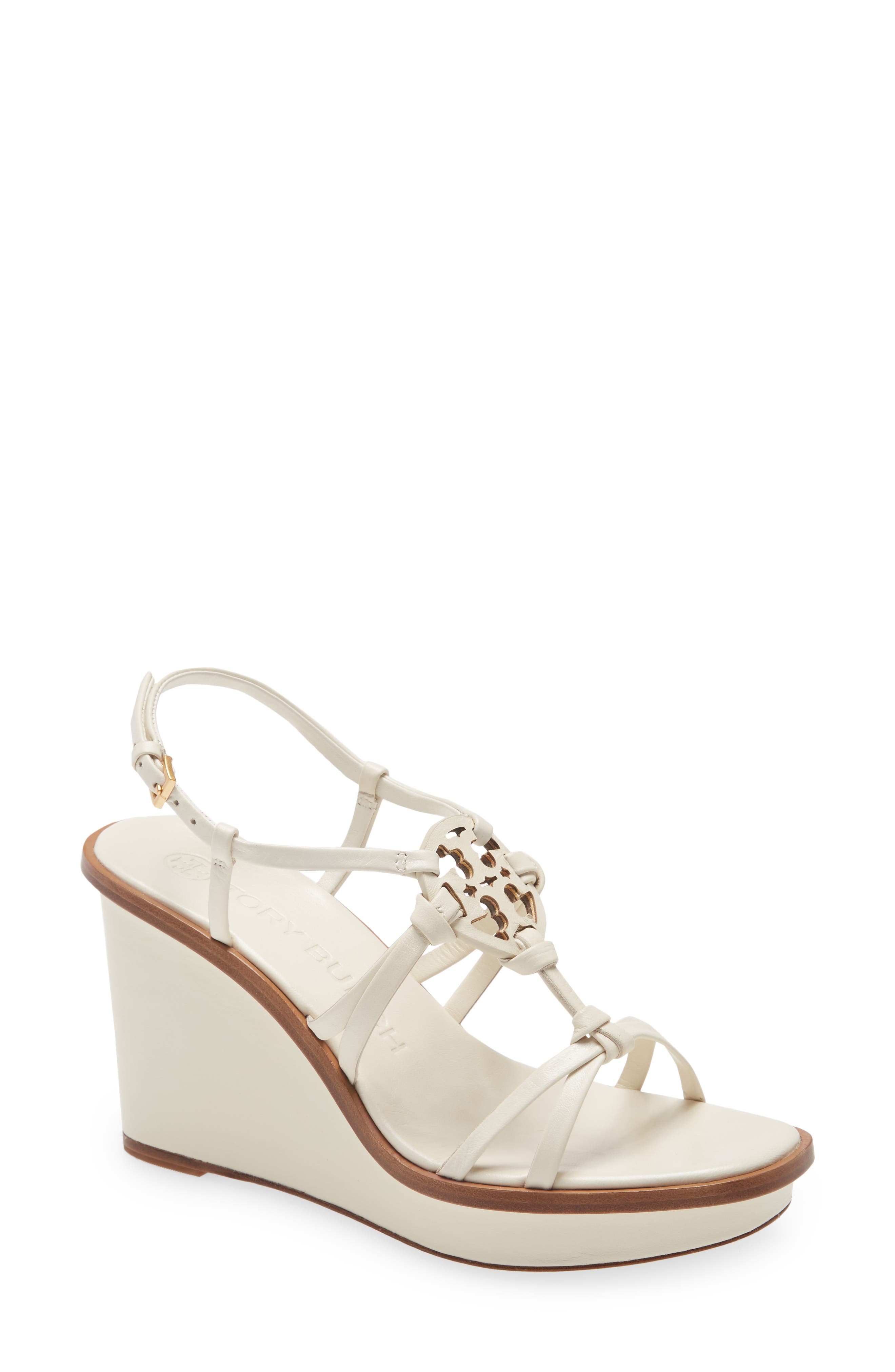 Miller Knotted Wedge Sandal, Main, color, NEW IVORY / NEW IVORY