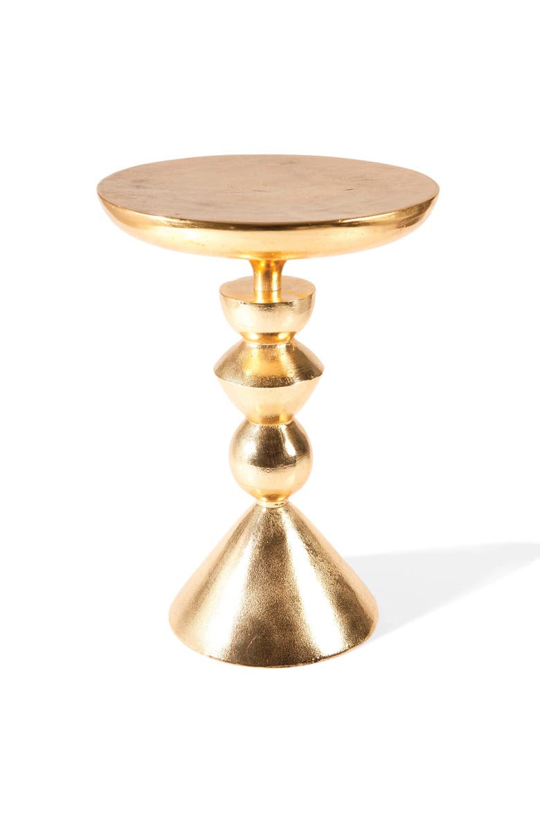 Lunares Accent Table, Main, color, Gold