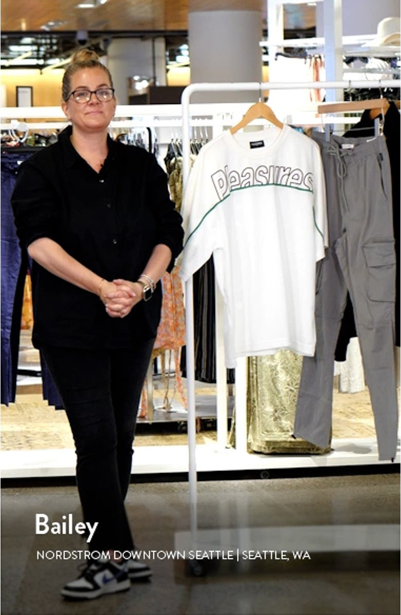 Reveal Oversize Mesh Graphic T-Shirt, sales video thumbnail