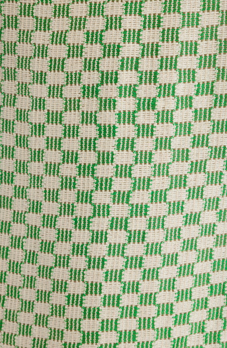 Saylor Vesna Crochet Trim Sleeveless Maxi Dress, Alternate, color, Green/ Creme