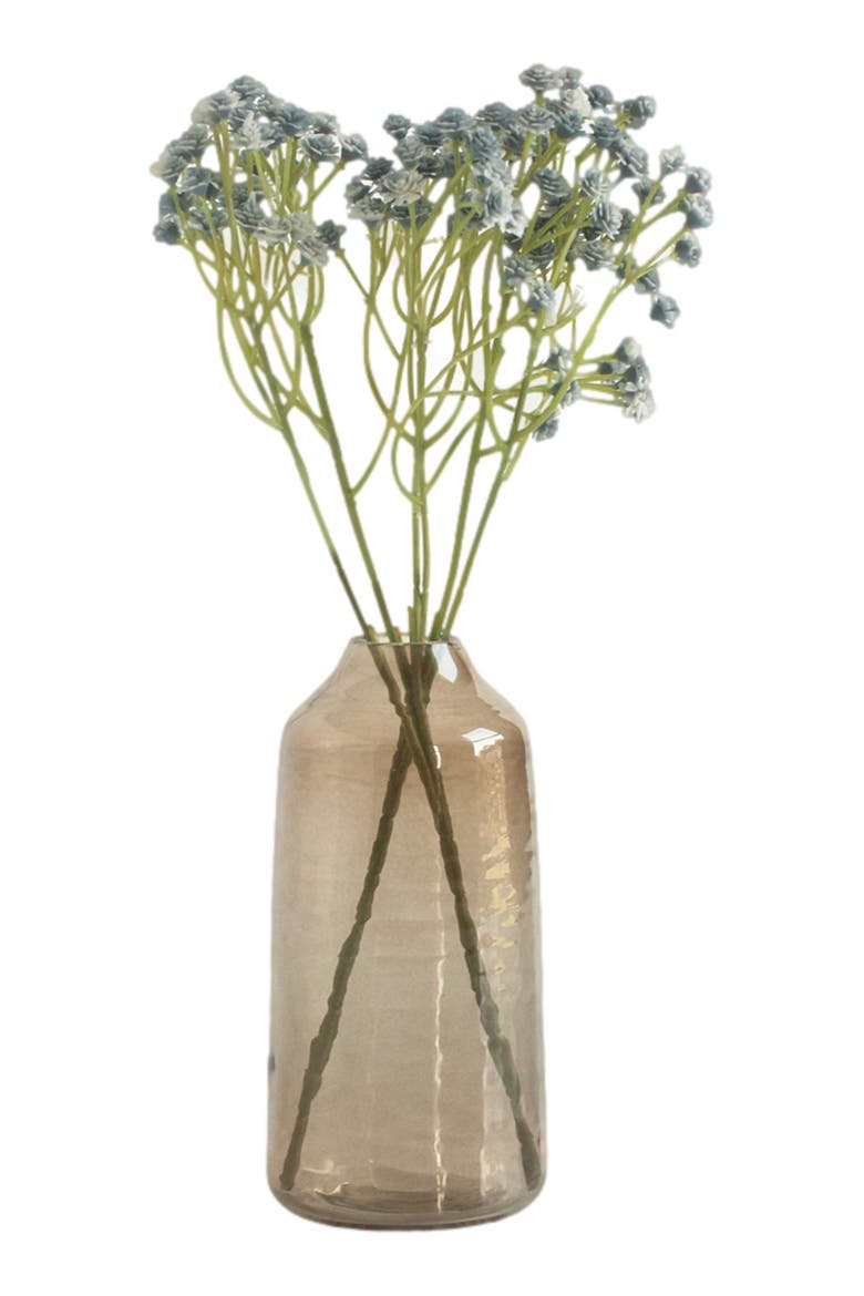 Hammered Glass Bud Vases - Set of 3, Alternate, color, Grey