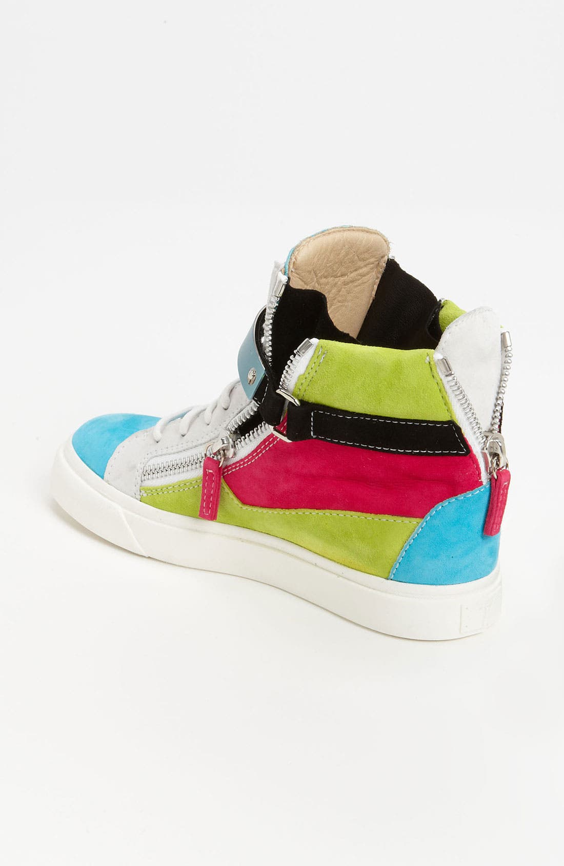 Sneaker, Alternate, color, GREEN/ BLUE MULTI