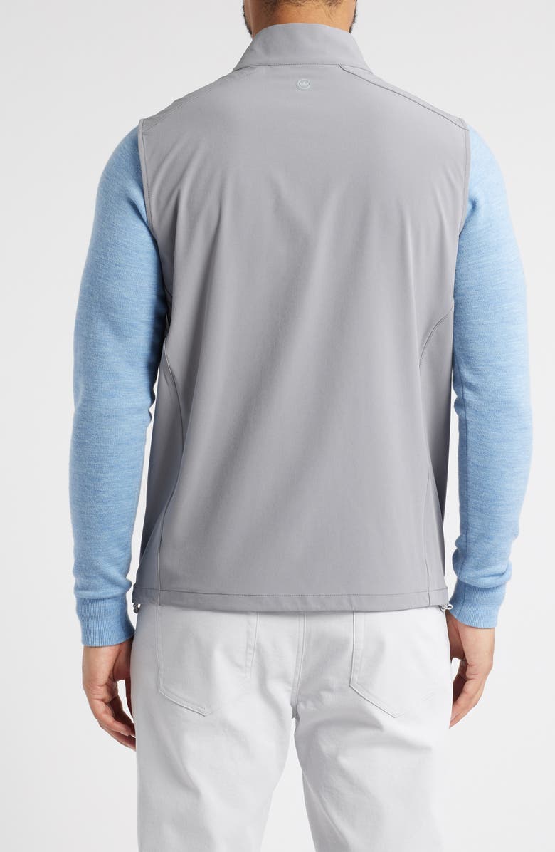 Peter Millar Crown Crafted Water Resistant Contour Vest, Alternate, color, Oslo Grey