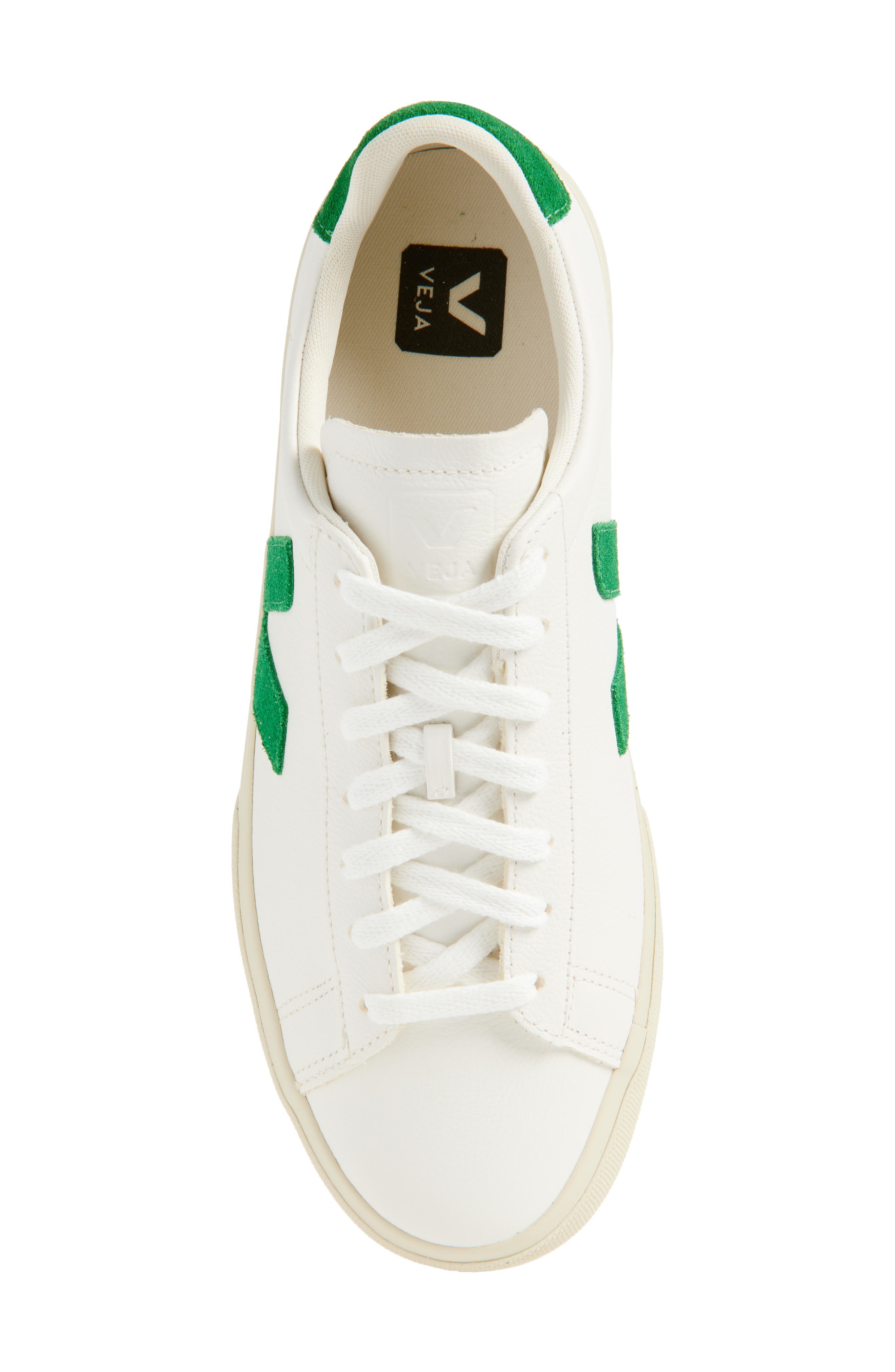 Veja Campo Sneaker, Alternate, color, Extra White/ Emeraude