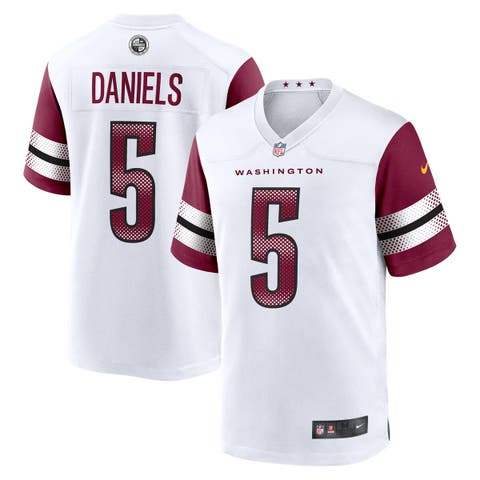 Men's Nike Jayden Daniels White Washington Commanders  Player Game Jersey
