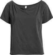BP. Relaxed Fit Boat Neck Cotton T-Shirt