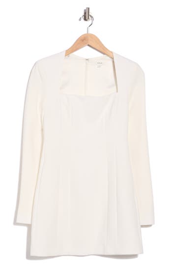 A.l.c . Ella Long Sleeve Minidress In White