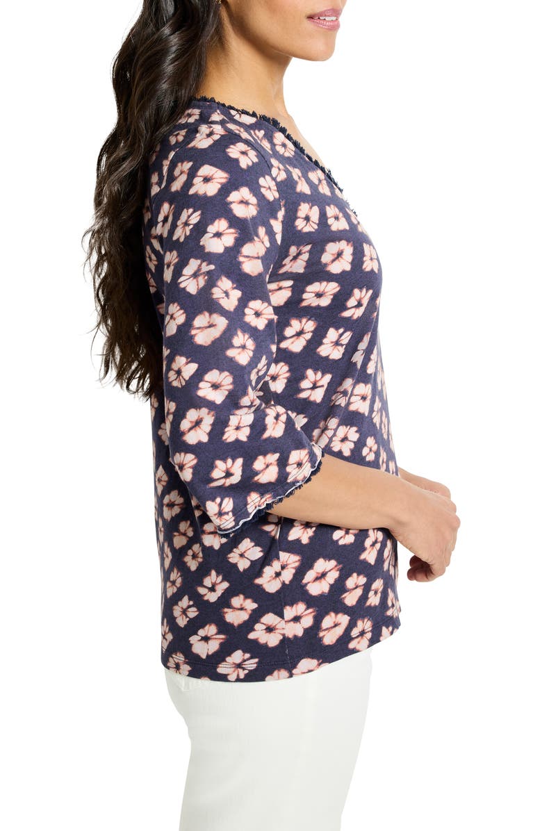 NZT by NIC+ZOE Geo Garden Fringe Top, Alternate, color,