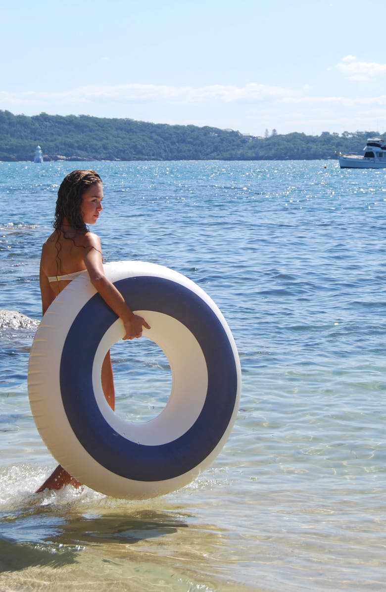 Sunnylife Tube Pool Ring, Alternate, color, Blue