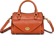OLD TREND Lockwood Genuine Leather Compact Structured Satchel