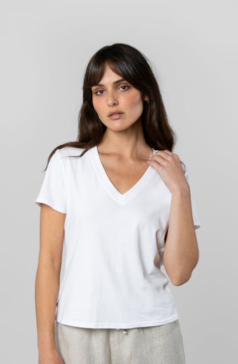 Supima V-Neck