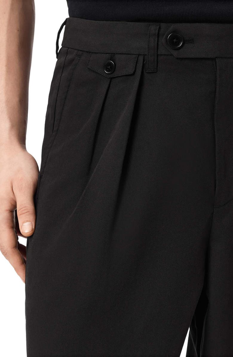 AllSaints Conway Cotton Pants, Alternate, color, Black