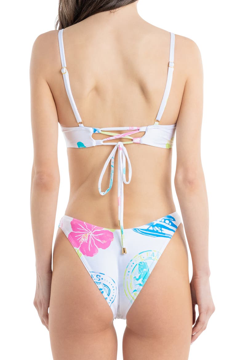 Margaritaville by Kenny Flowers - The Changes in Latitude - Sporty Bikini Bottom, Alternate, color, White