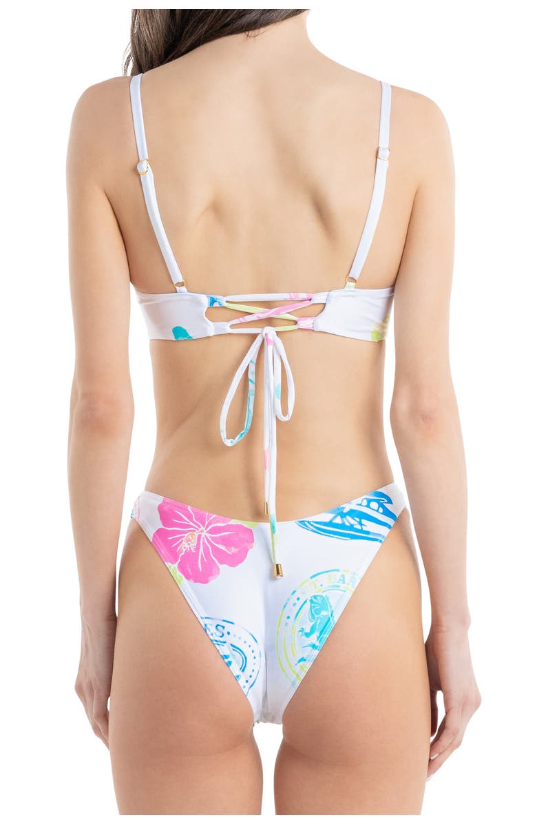 Kenny Flowers Margaritaville by Kenny Flowers - The Changes in Latitude - Sporty Bikini Bottom, Alternate, color, White