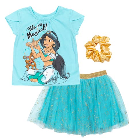 Frozen T-Shirt and Tutu Skirt Set with Scrunchie