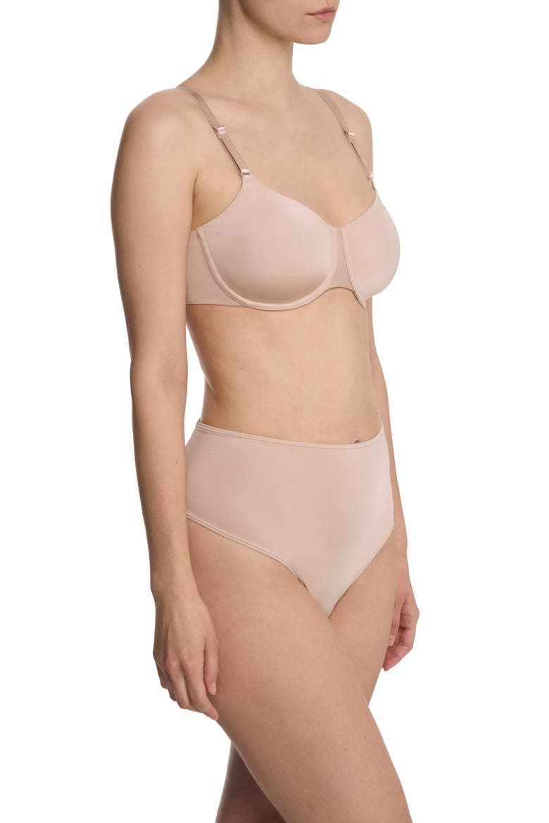 Liquid Smooth Shape Underwire T-Shirt Bra, Alternate, color, LIGHT MOCHA