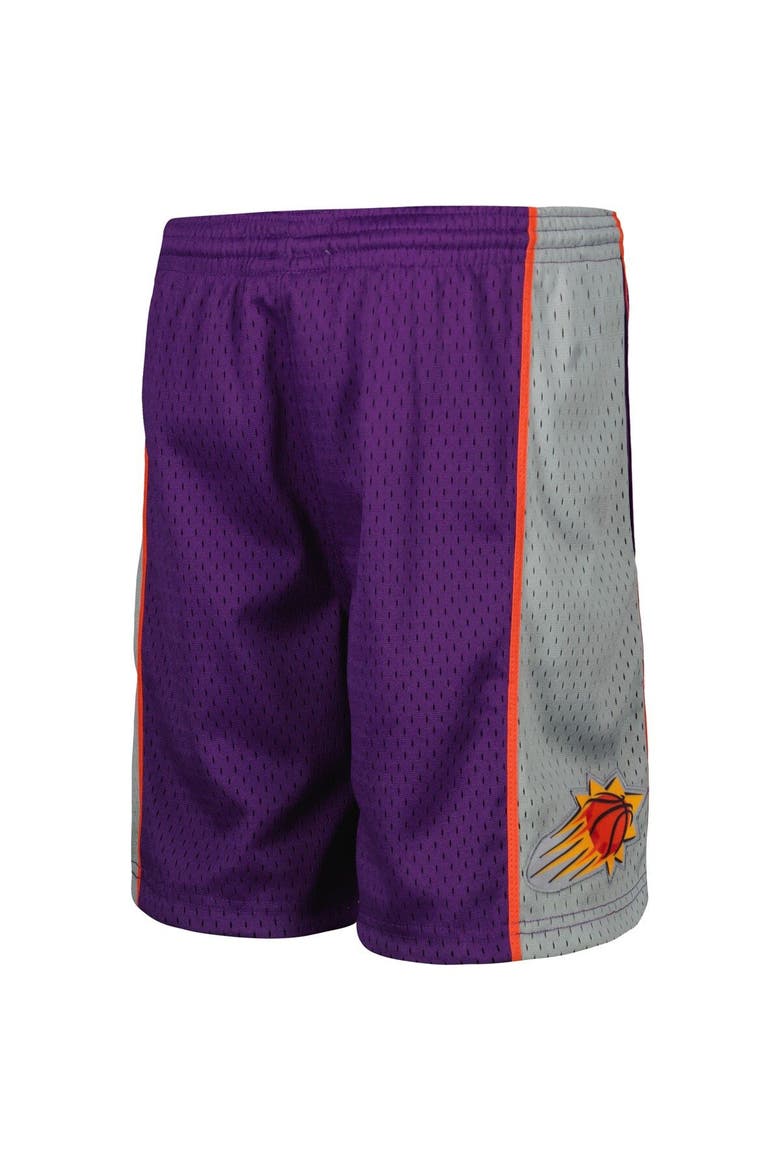 Youth Mitchell & Ness Purple Phoenix Suns Hardwood Classics Swingman Shorts, Alternate, color, Purple