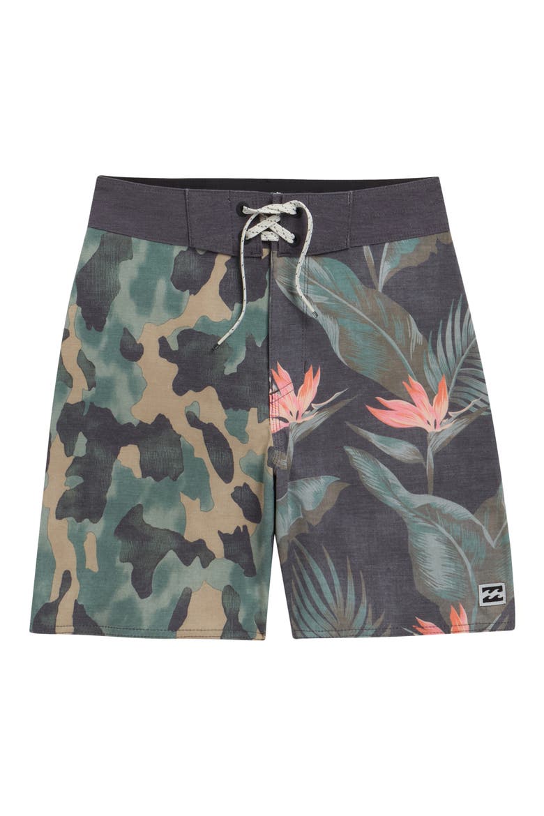 Kids' Sundays Pro Water Repellent Swim Trunks, Main, color, RIFLE GREEN