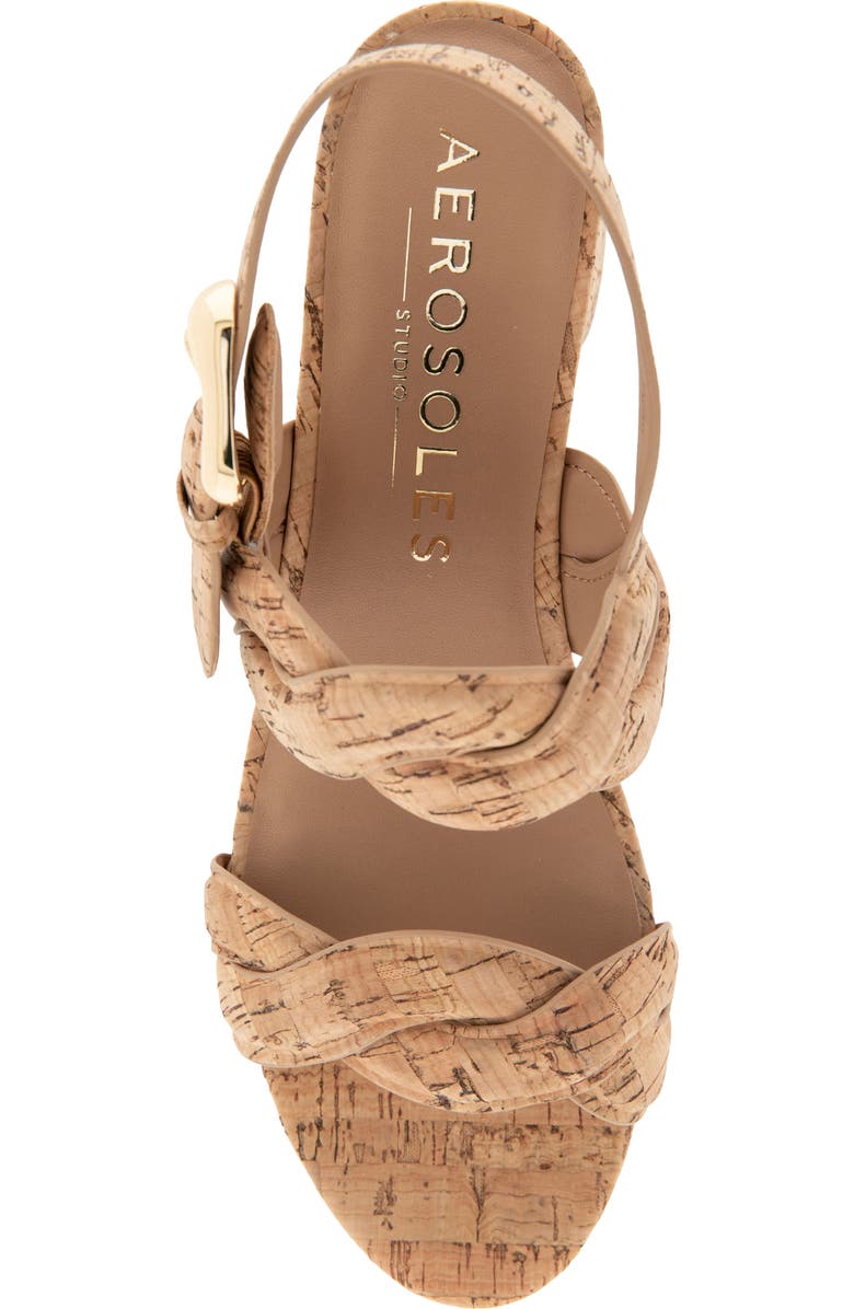 Aerosoles Camea Platform Sandal, Alternate, color, Natural Cork