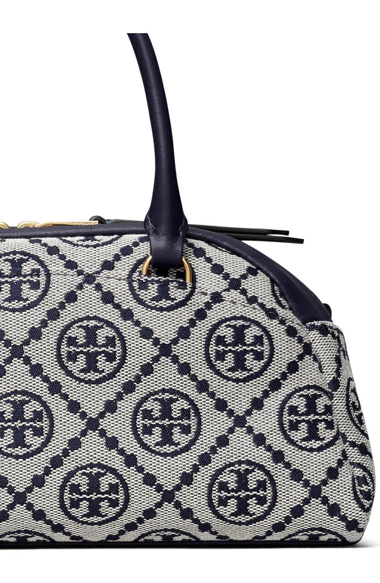 Tory Burch Small Bowler Top Handle Bag, Alternate, color, Tory Navy