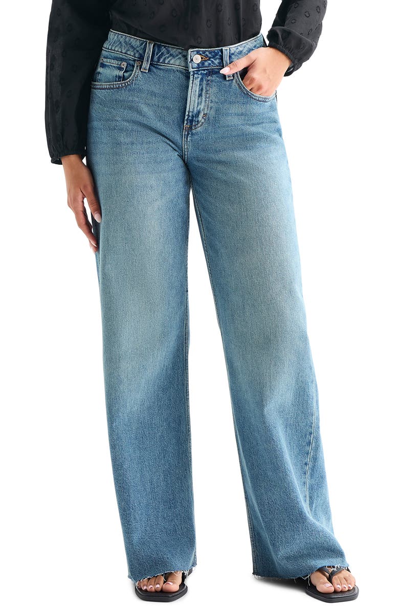 Lucky Brand Baggy Wide Leg Jeans, Main, color, 