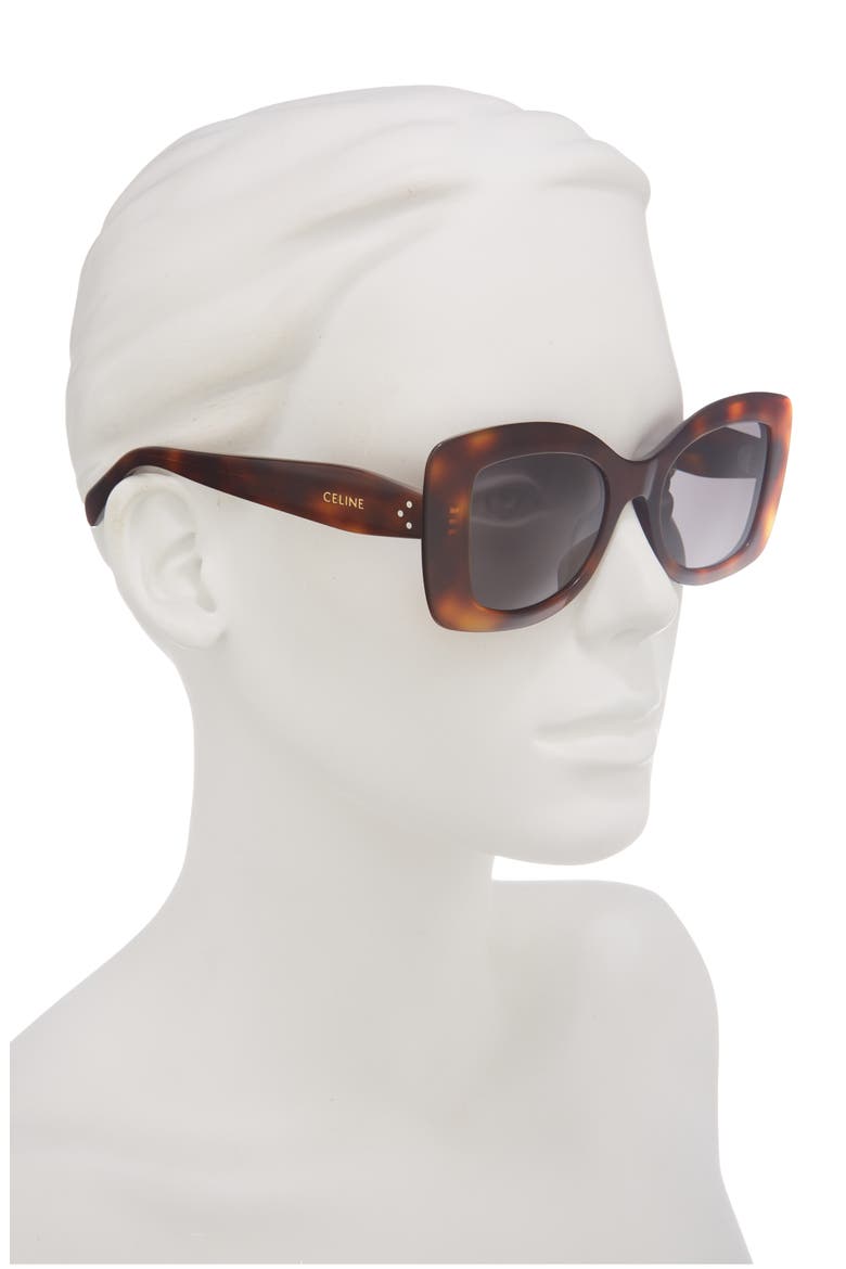 3 Dots Butterfly Sunglasses, Alternate, color, BLONDE HAVANA / SMOKE