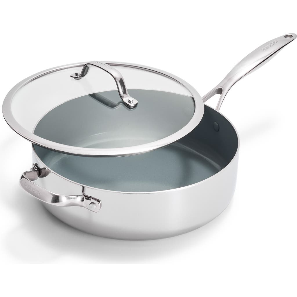 Greenpan Valencia Stainless Steel Nonstick Sauté Pan & Lid
