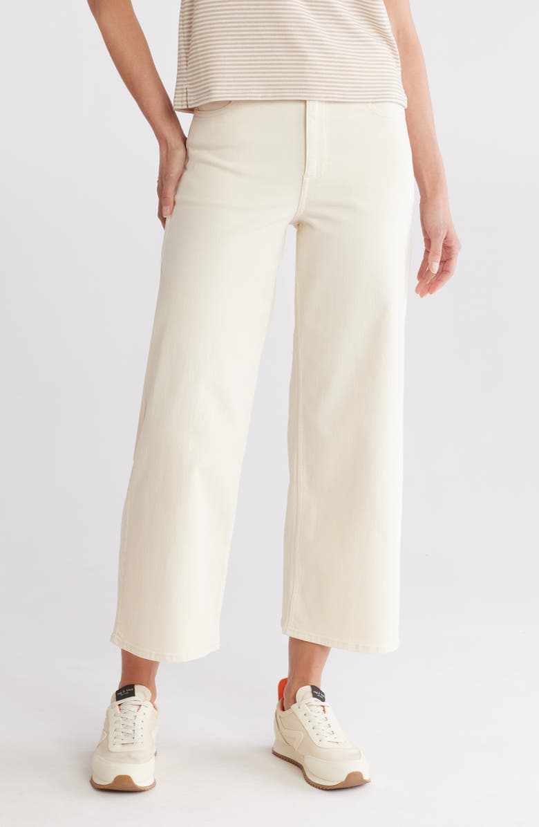 rag & bone Annie High Waist Crop Wide Leg Jeans, Main, color, 