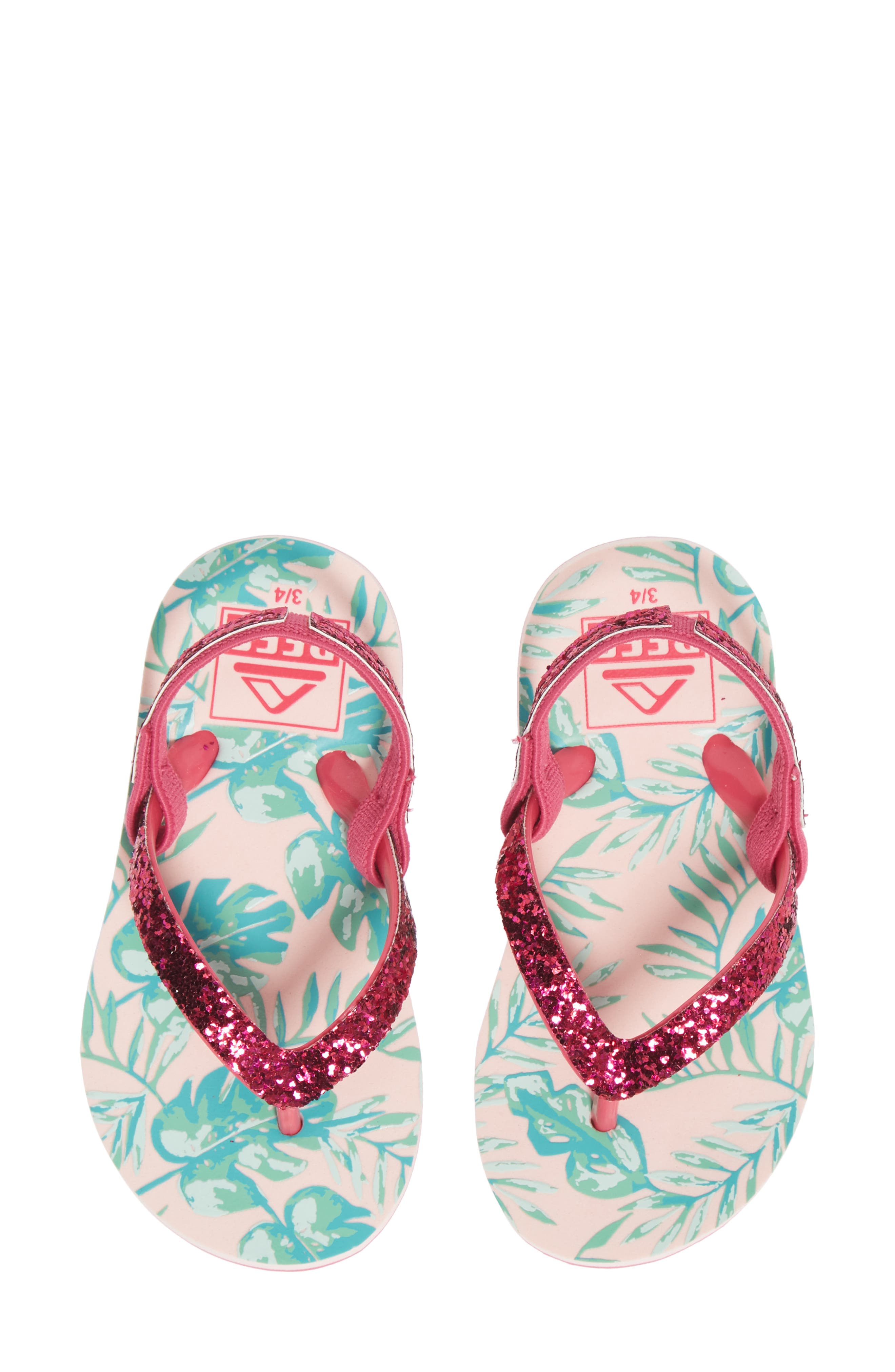 Little Stargazer Print Flip Flop, Alternate, color, PARADISE