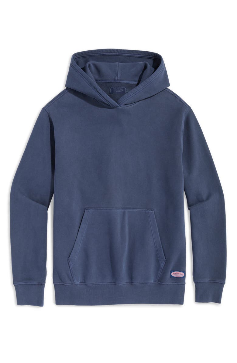 vineyard vines Cotton French Terry Hoodie, Alternate, color, Blue Mirage