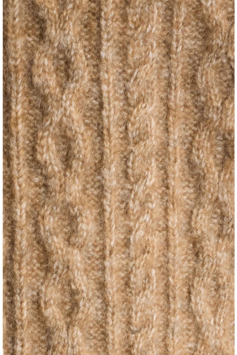 Lane Denim Collar Cable Stitch Cardigan, Alternate, color, CEDAR