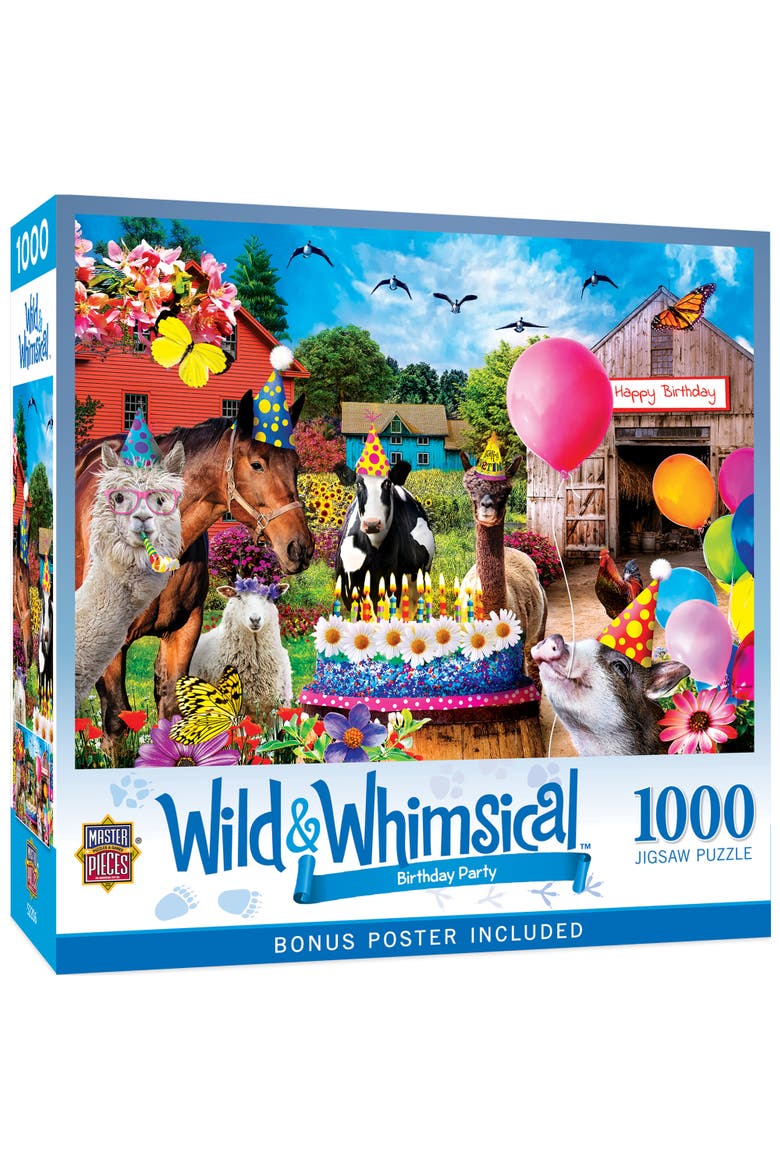 Birthday Party 1000 Piece Jigsaw Puzzle, Main, color, Multicolor