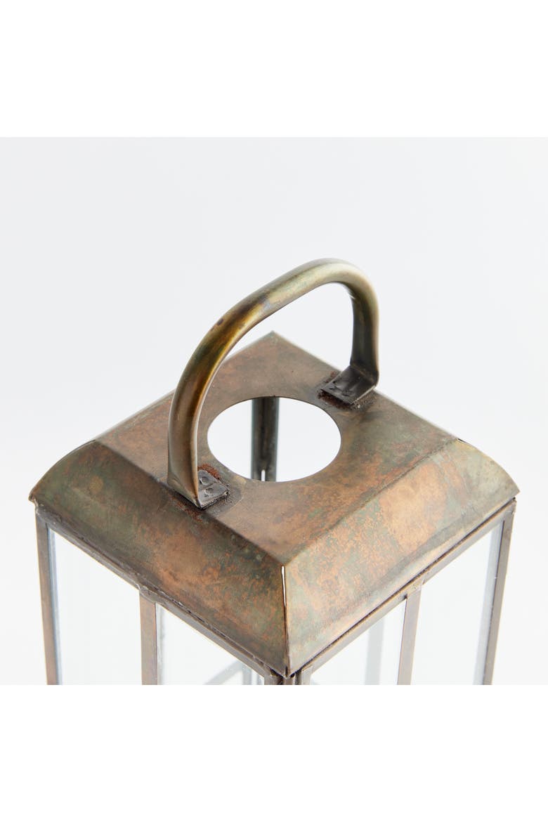 Benson Lantern Candle Holder, Alternate, color, Gold