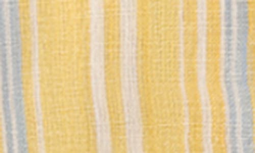 Vitamin A ® Joni Stripe Strapless Crop Top In Sunny Skies