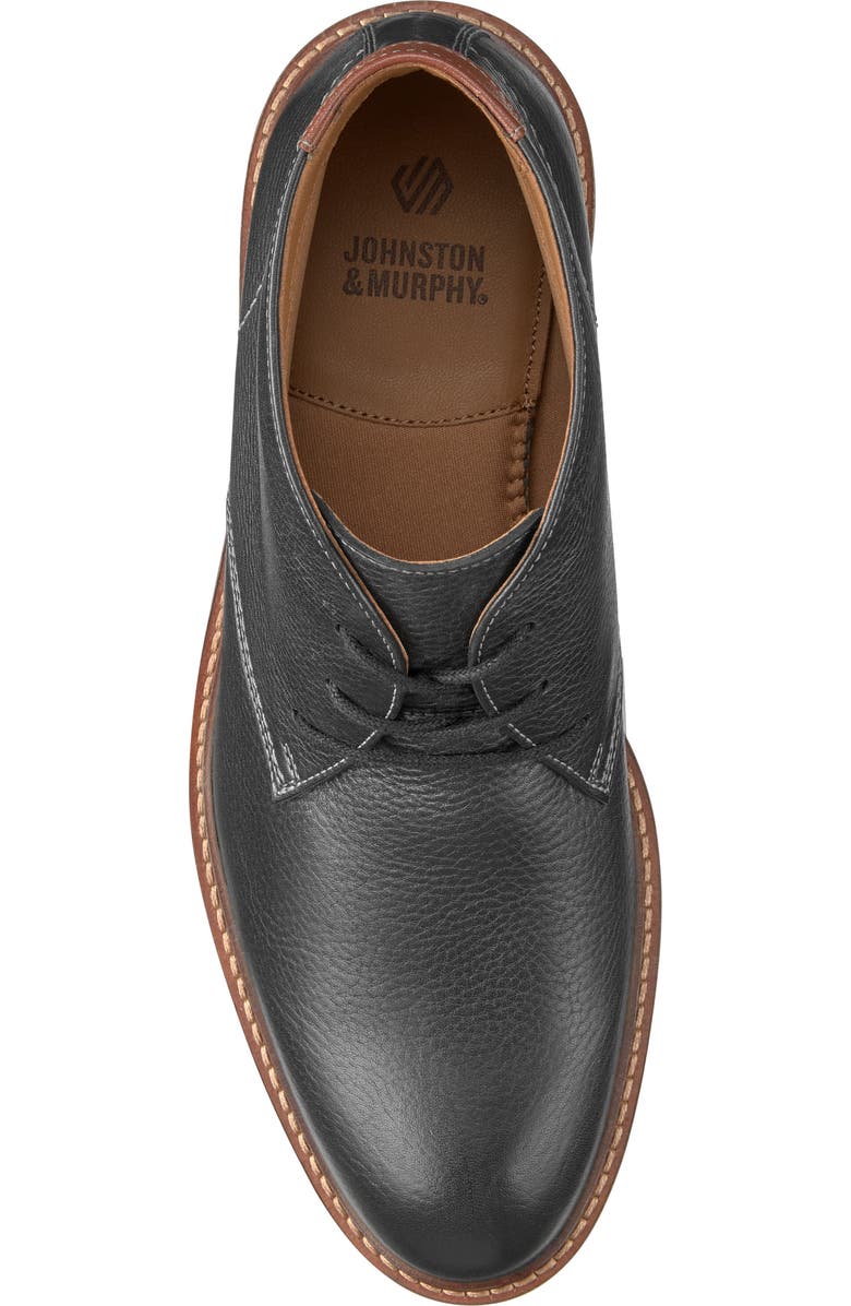 Johnston & Murphy Boswell Chukka Boot, Alternate, color, Black Full Grain