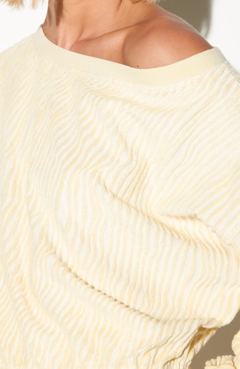 Spiritual Gangster Bella Long Sleeve One-Shoulder Dress, Alternate, color, 