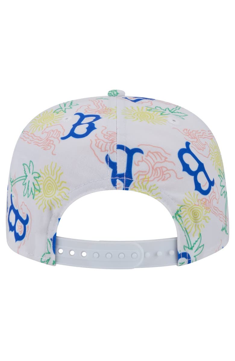 New Era Men's New Era White Boston Red Sox Islander Golfer Snapback Hat, Alternate, color, White