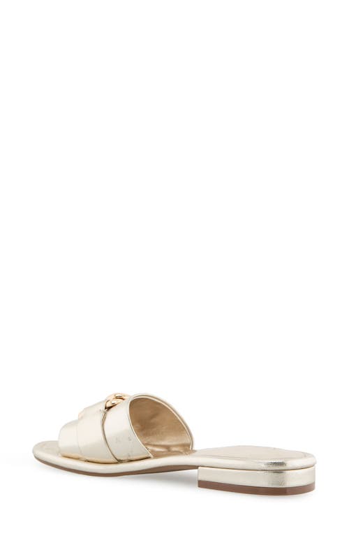 AEROSOLES AEROSOLES BIG CHARM LINK SLIDE SANDAL 