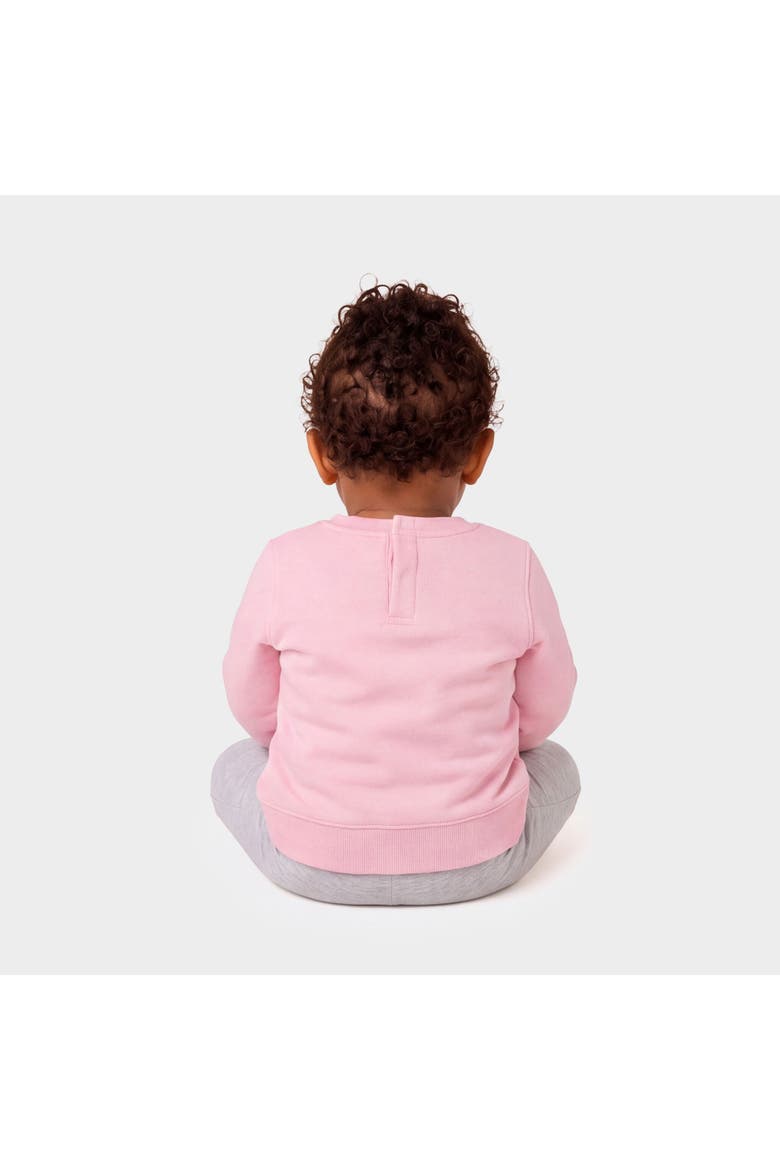 Festive & Fabulous Crew Fleece Sweatshirt Baby, Alternate, color, Pink