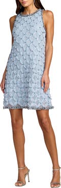 Mac Duggal Rhinestone Embellished Sleeveless Mini Dress